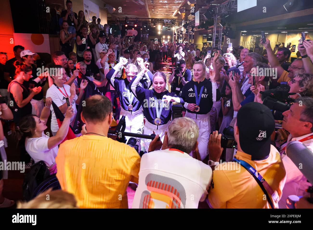 FRA, Olympische Spiele Paris 2024, Feier im Deutschen Haus , 05.08.2024 ...