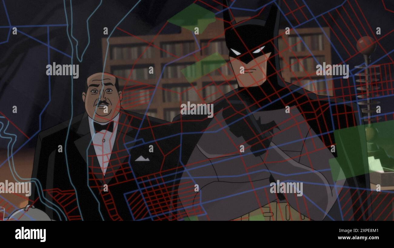 BATMAN CAPED CRUSADER, Batman (right, voice Hamish Linklater