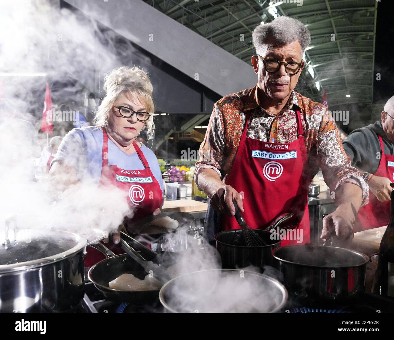 MASTERCHEF, from left: Contestants Rebecka Evans, Warren Coleman, 'LAFC ...