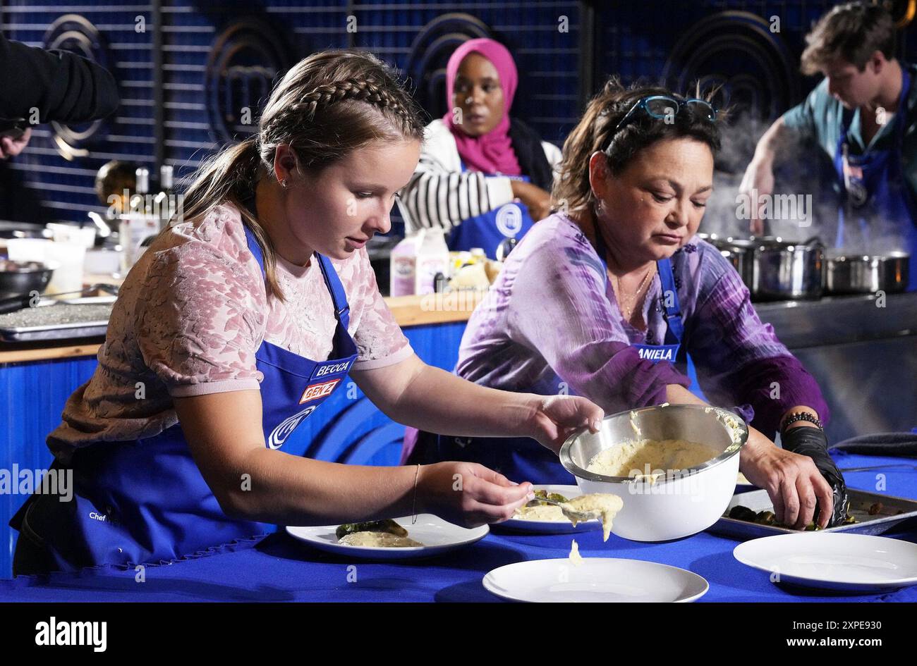 MASTERCHEF, from left: Becca Gibb, Daniela Peregrina, 'LAFC Field ...