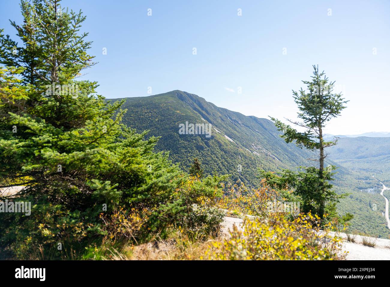 A beautiful view of mountains in White Mountain National Forest Stock ...