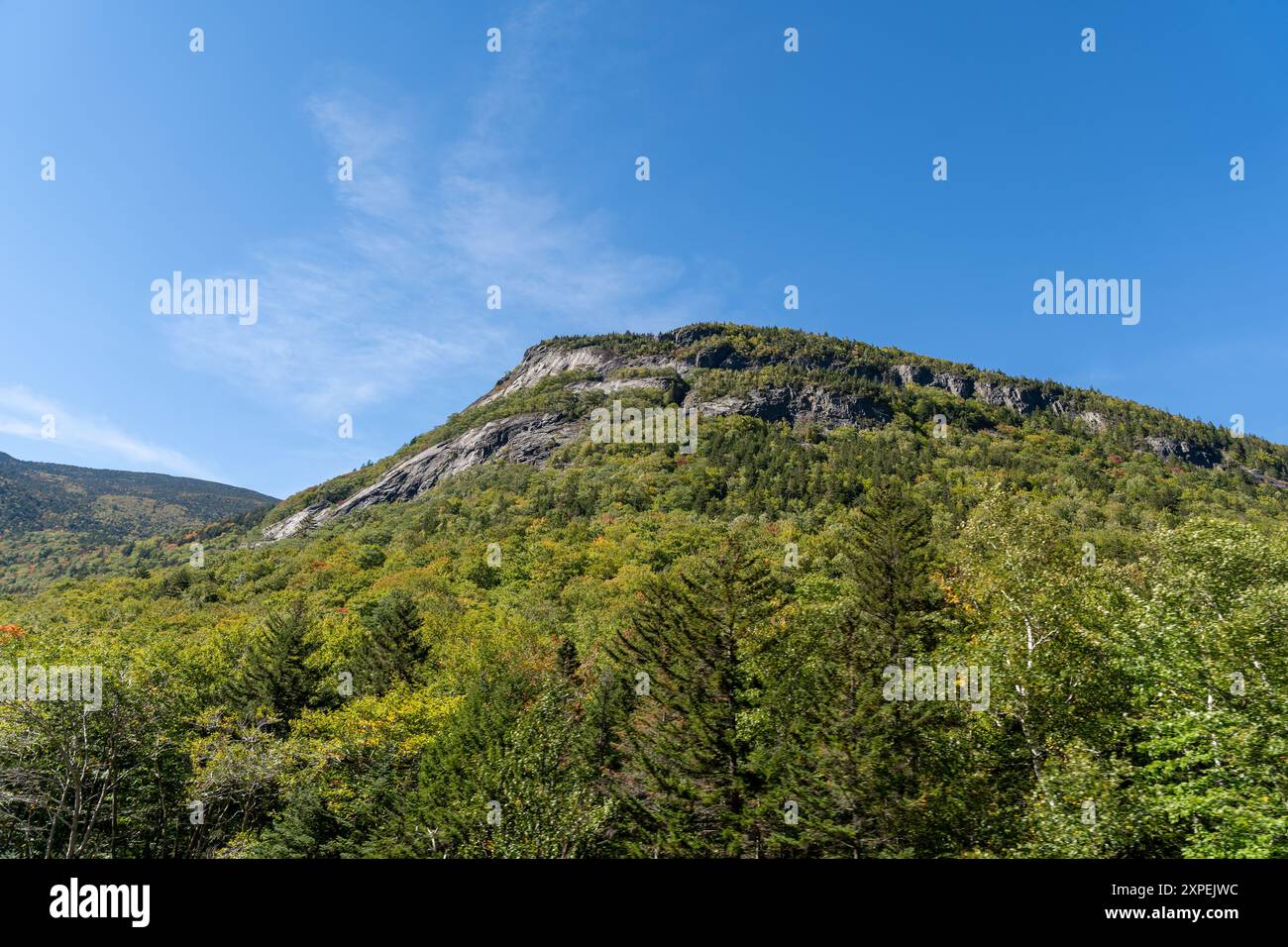 A beautiful view of mountains in White Mountain National Forest Stock ...