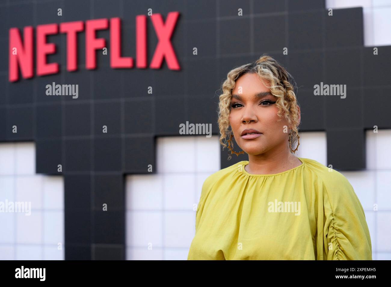 Emmy Raver-Lampman arrives at the season four premiere of "The Umbrella ...