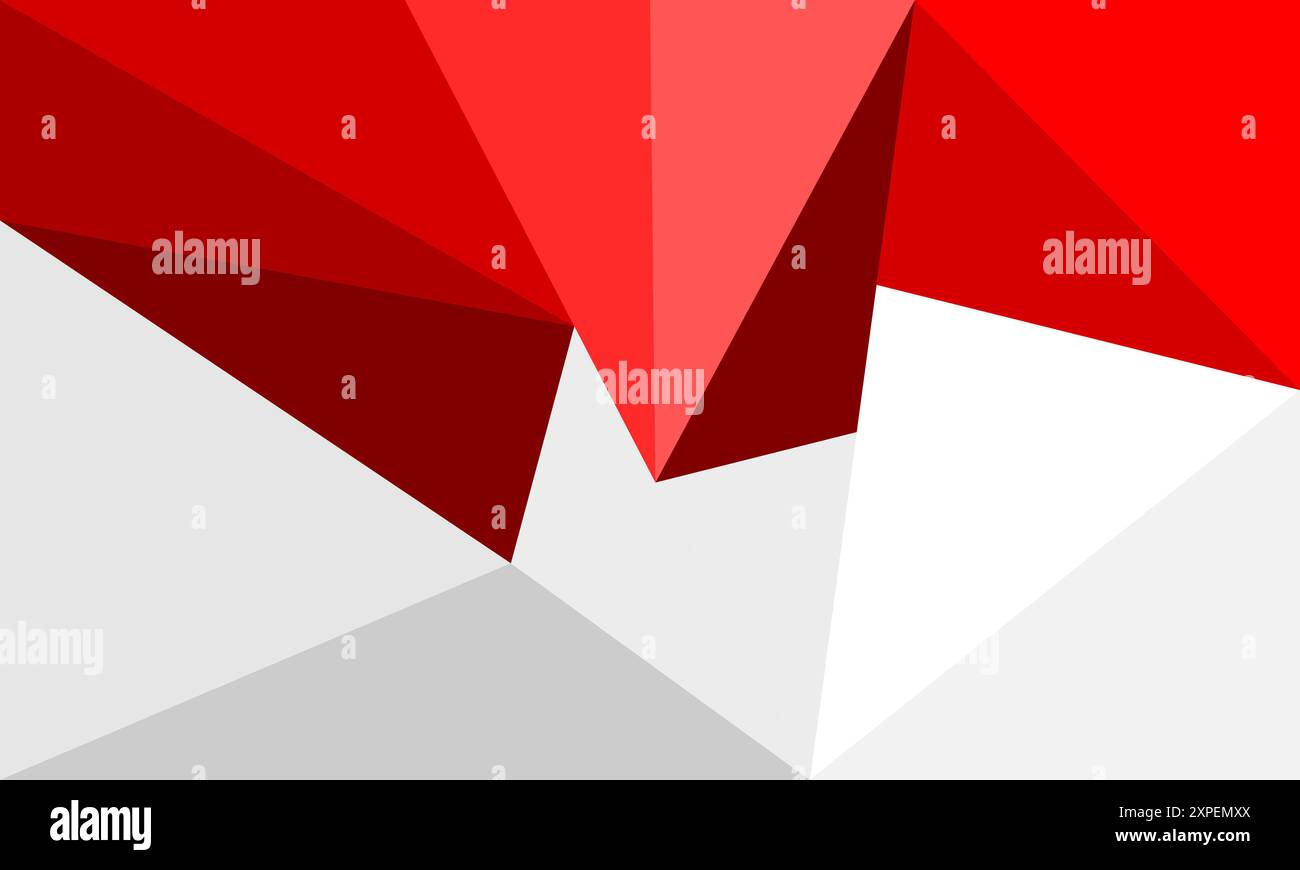 Red and White polygonal abstract background wallpaper vector graphic ...