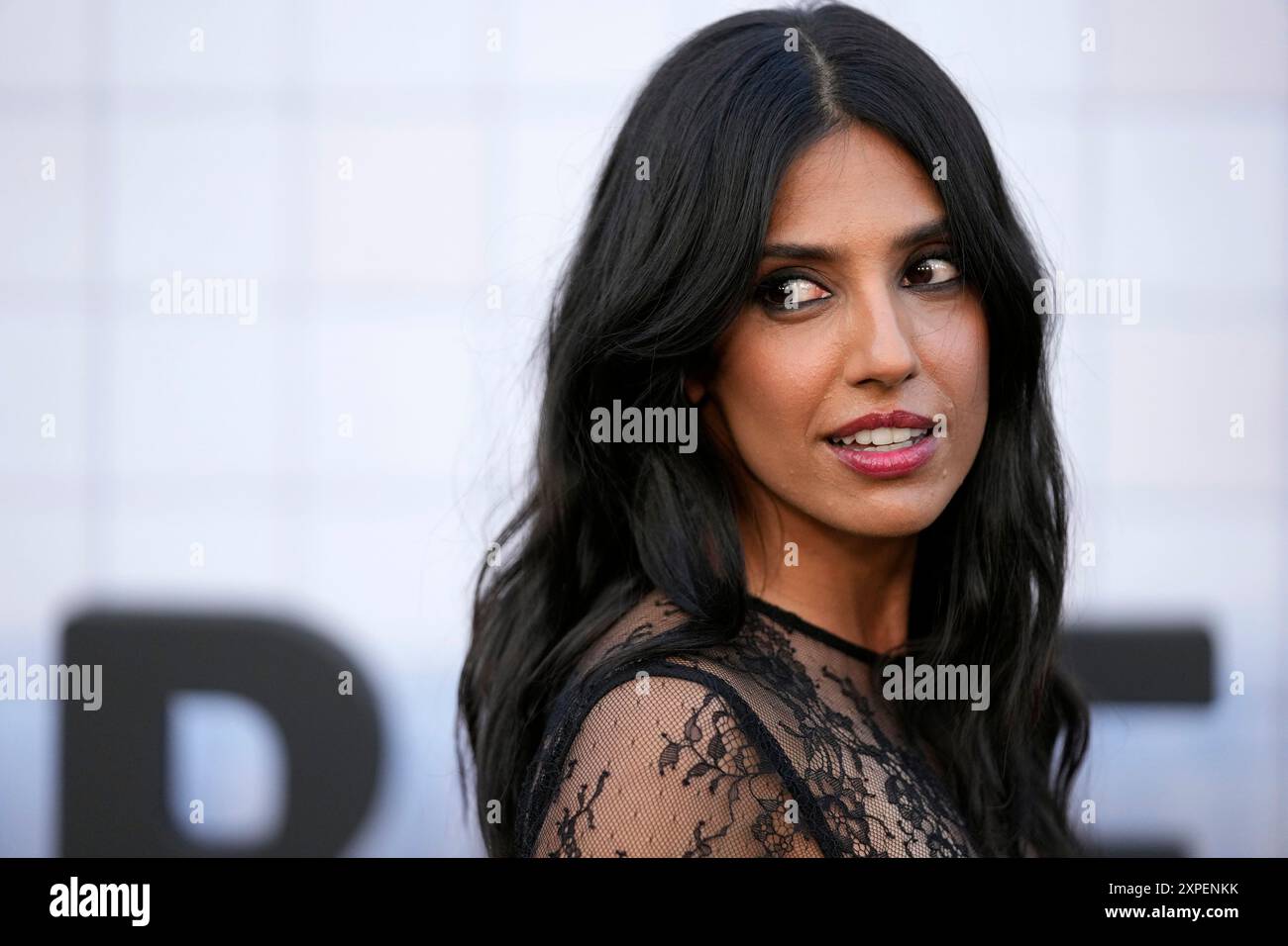 Ritu Arya arrives at the season four premiere of 