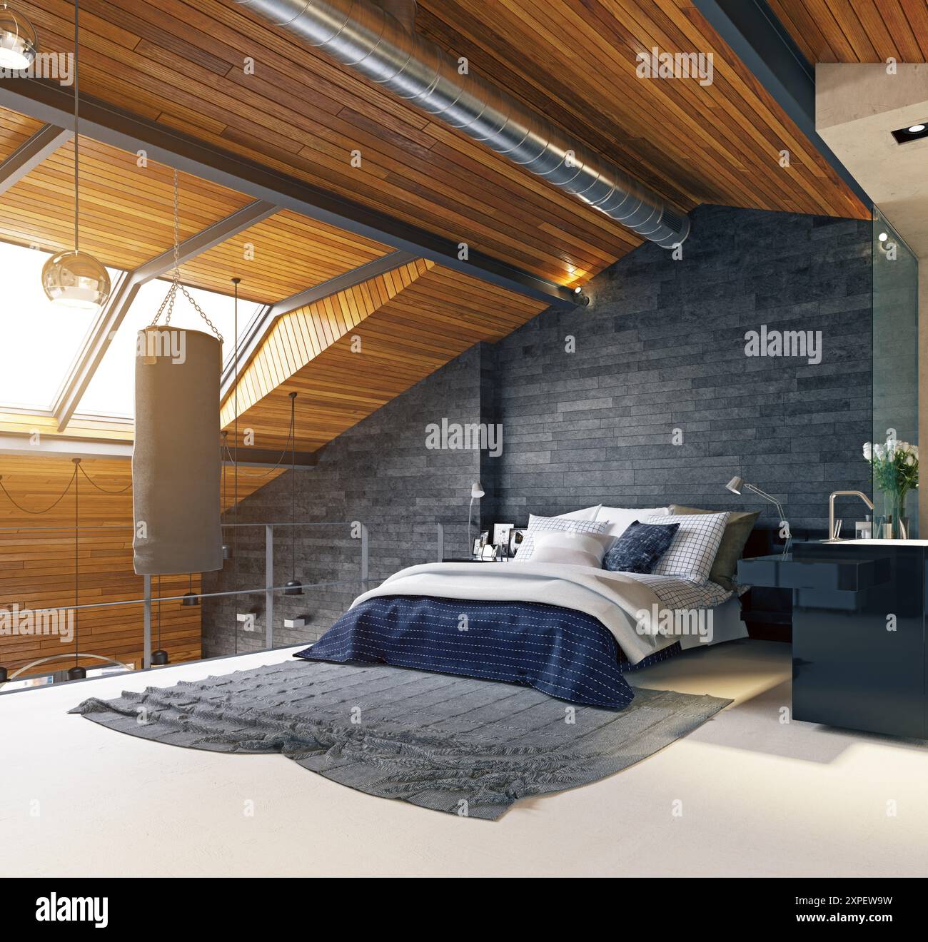 Industrial interior design hi-res stock photography and images - Alamy