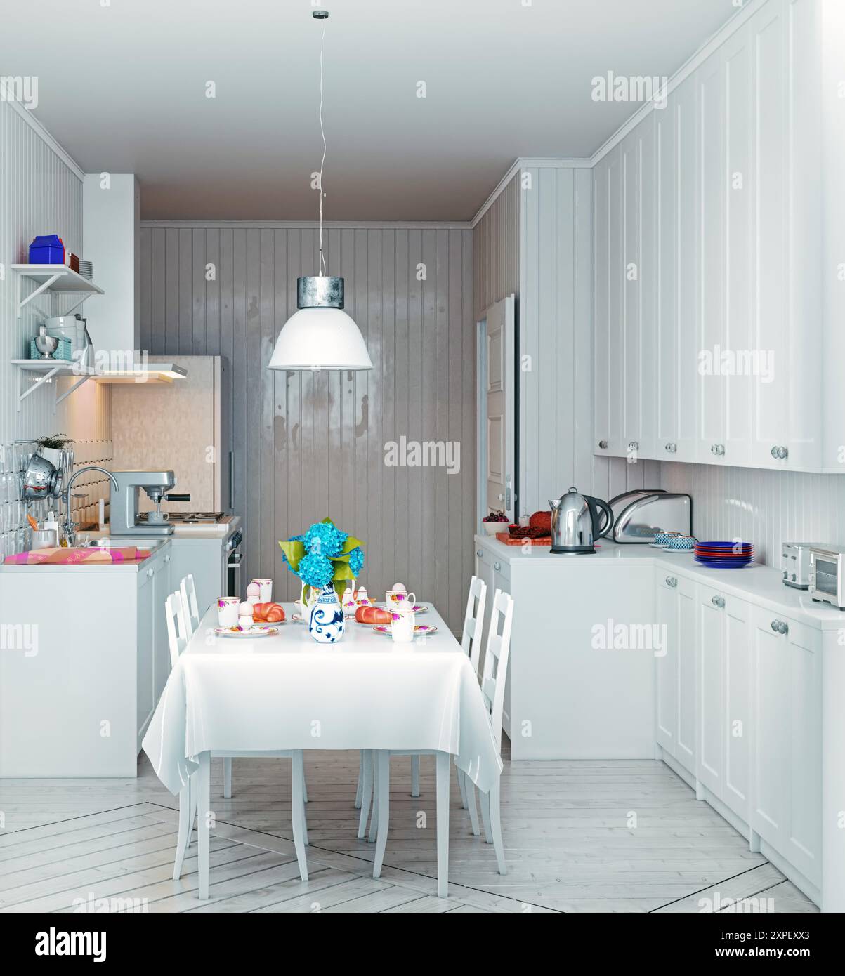 Modern room interior 3d hi-res stock photography and images - Alamy