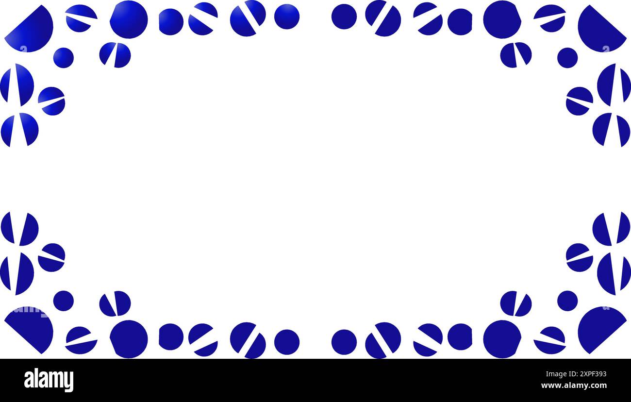 Abstract background with gradient blue frame. Perfect for wallpapers ...