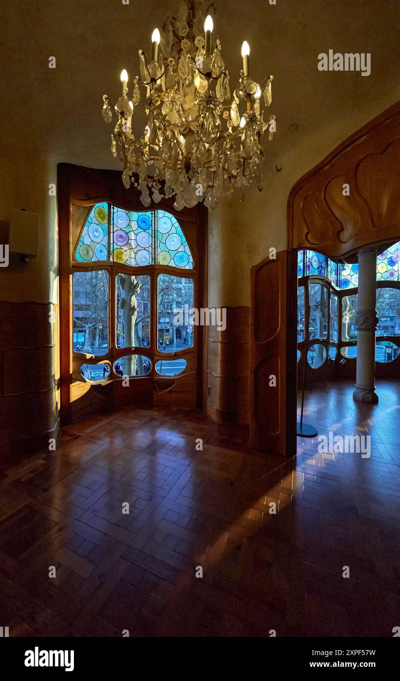 Absolutely stunning interior of Casa Batllo, Barcelona Stock Photo - Alamy