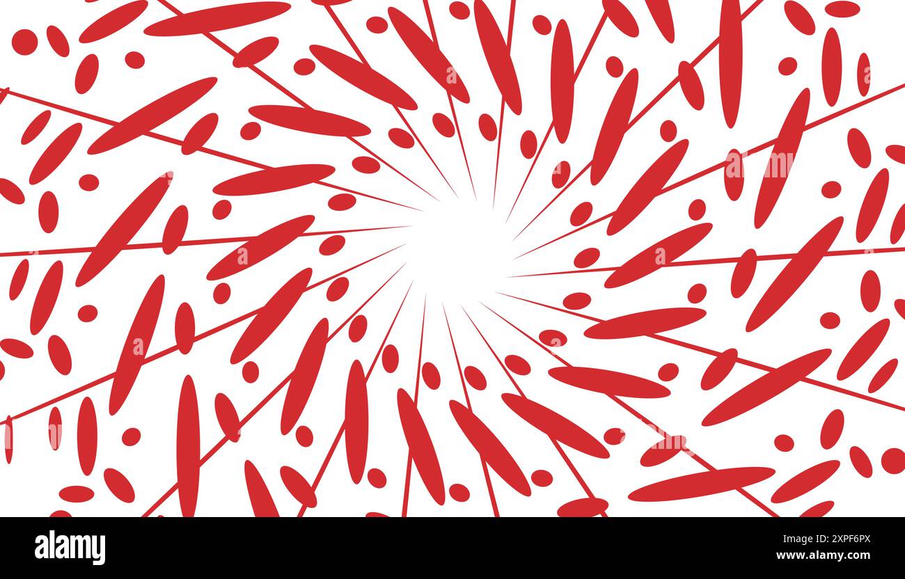 Illustration of a unique red pattern abstract background. Perfect for ...