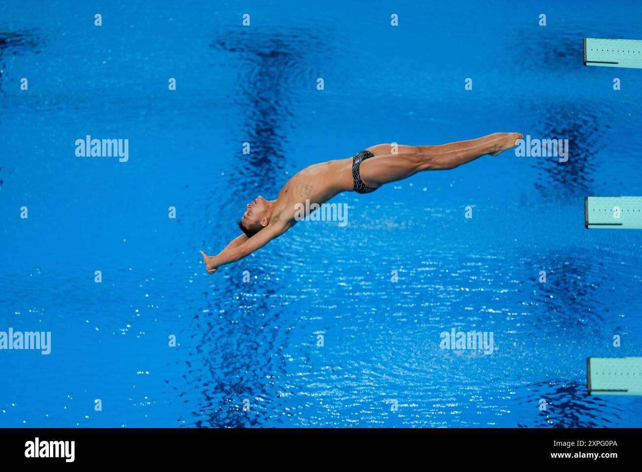 Mexico's Kevin Alexander Munoz Heredia competes in the men's 3m ...