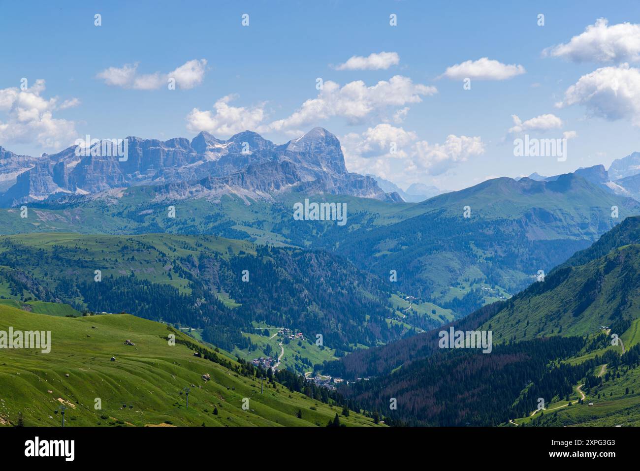 Passo Pordoi - Dolomites - Italy Stock Photo