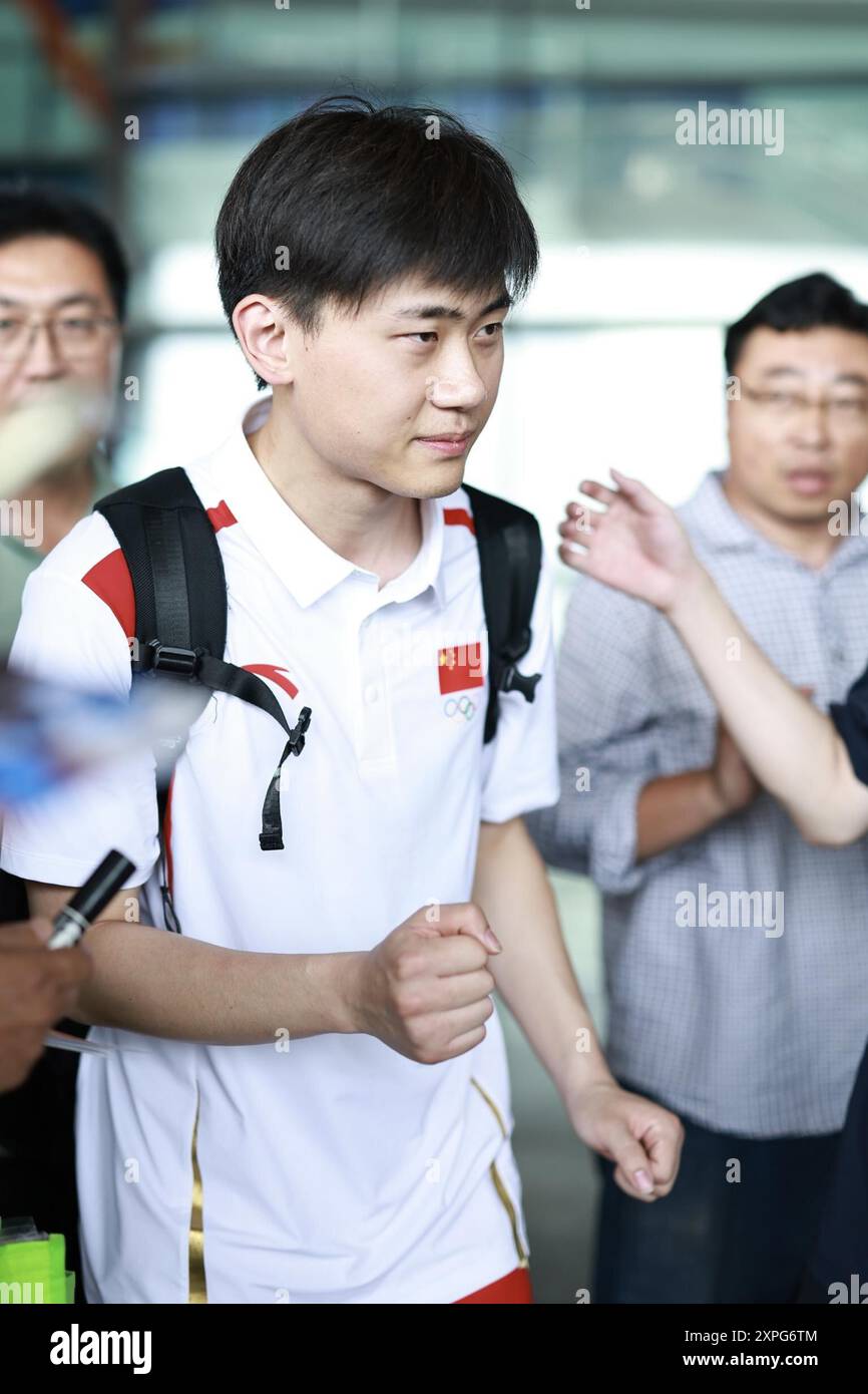 Paris Olympics gold medalist Liu Yukun receives warm welcome at the ...