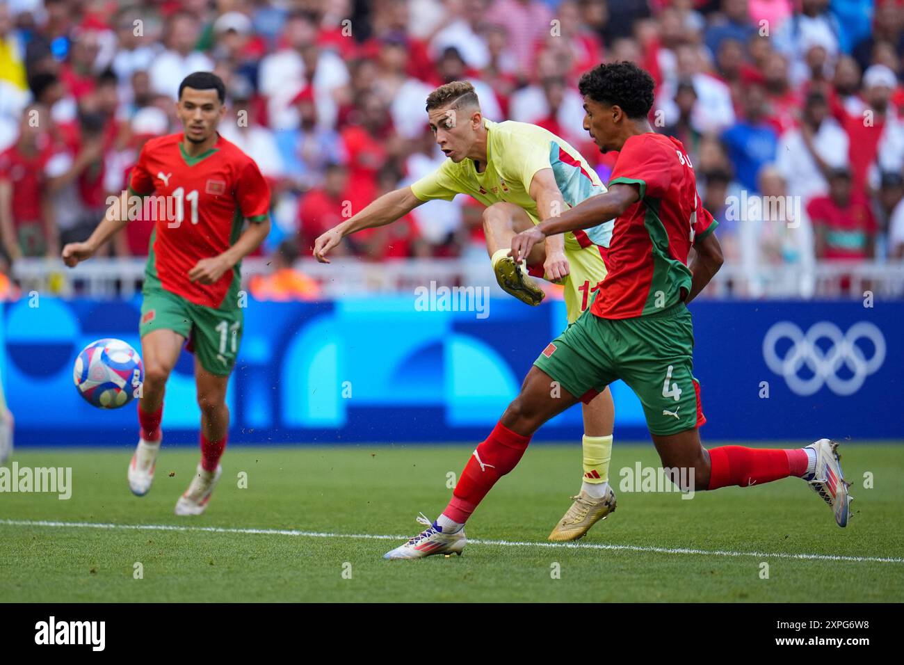 Fermin Lopez (Spain), Football, Men's Semifinal between Morroco and