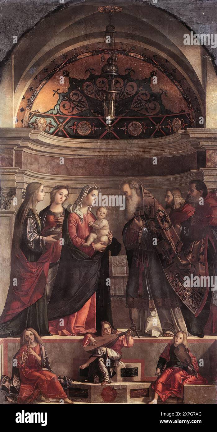 Presentation of jesus in the temple bellini hi-res stock photography ...