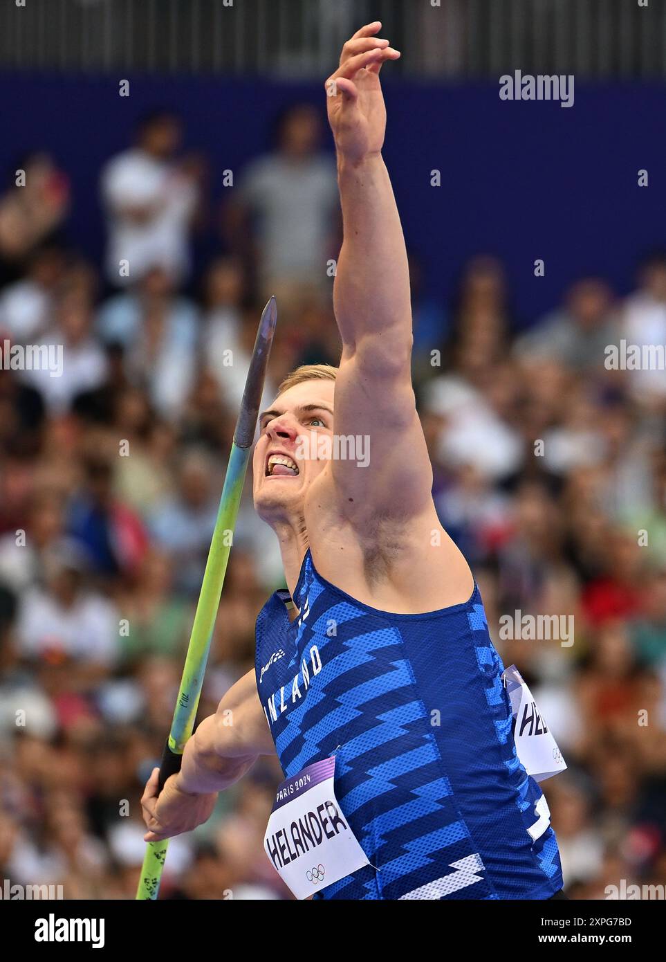 Paris France 6th Aug 2024 Oliver Helander Of Finland Competes paris-france-6th-aug-2024-oliver-helander-of-finland-competes