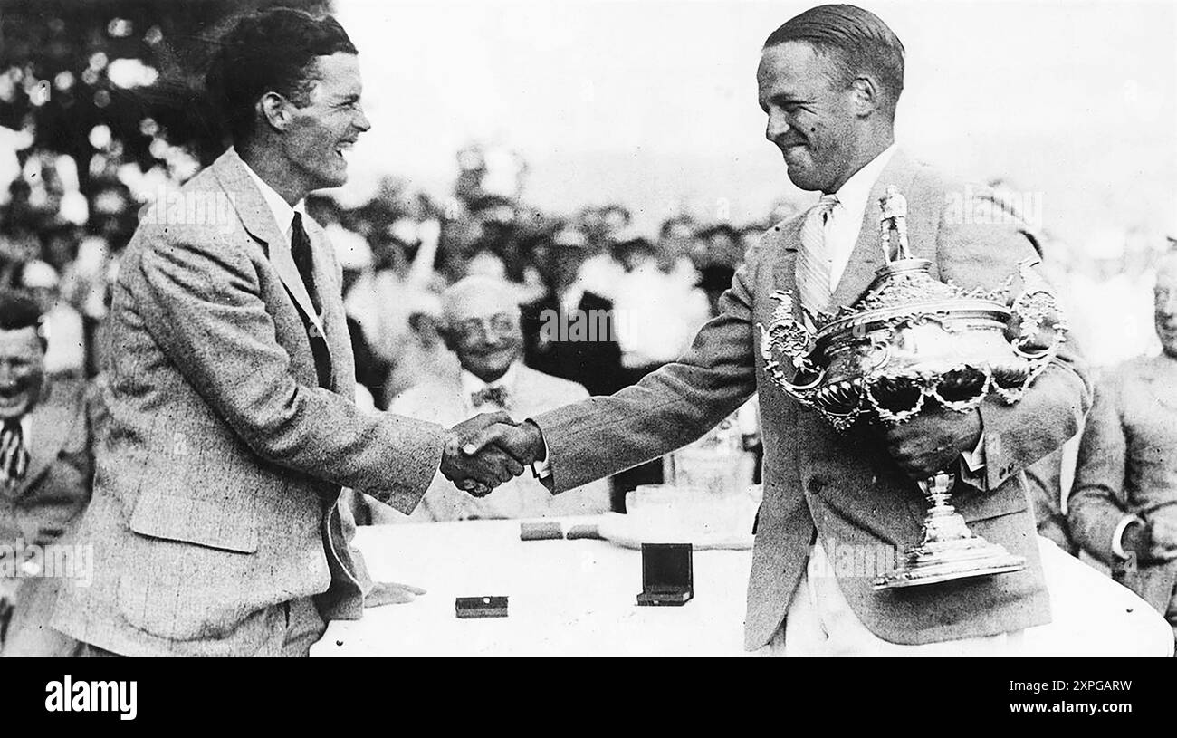 U.S. Amateur Watts Gunn and Bobby Jones, 1925 Stock Photo