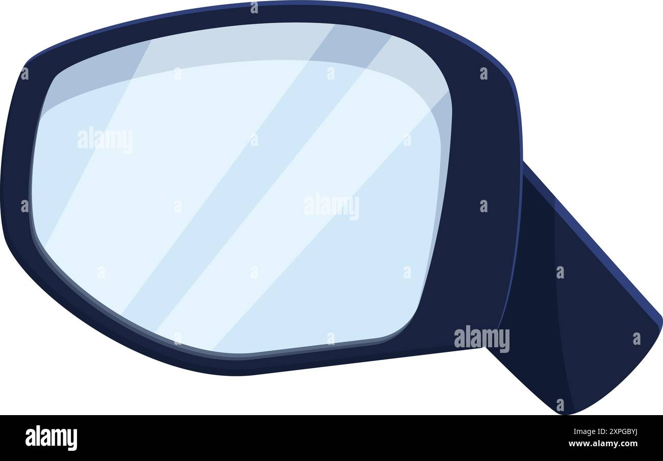 Sleek and modern side rear view mirror reflecting the importance of ...