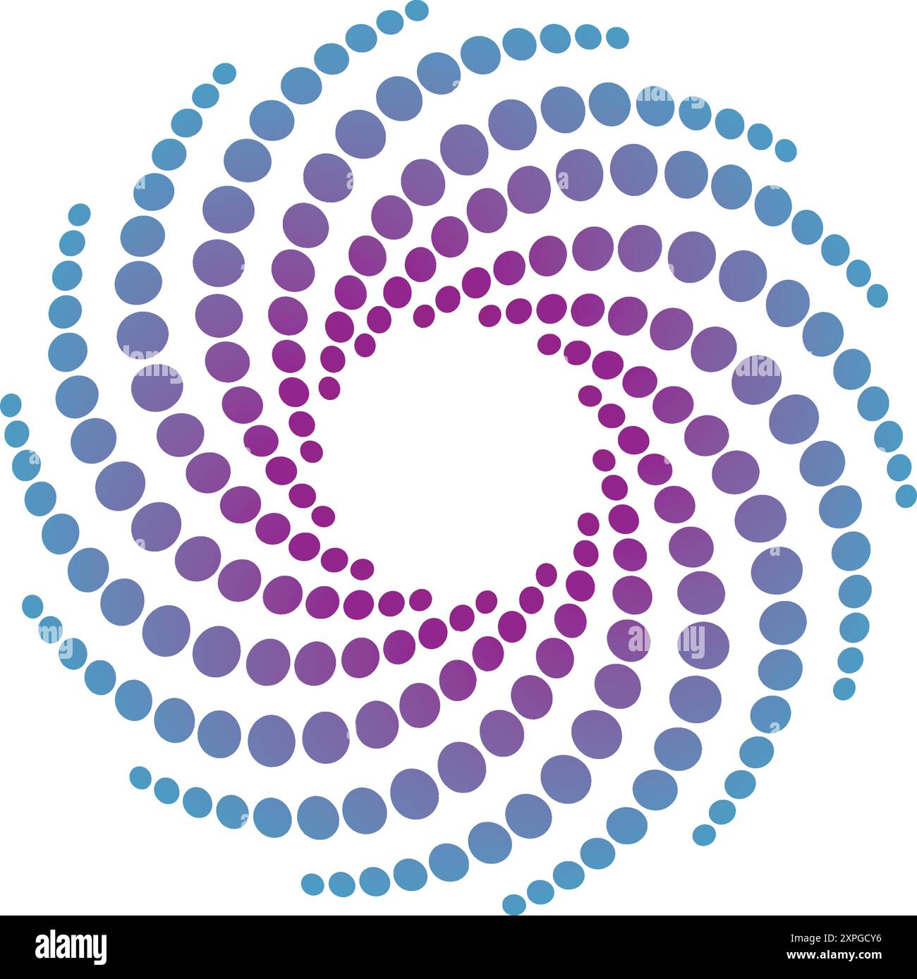 vortex circle logo design element icon Stock Vector