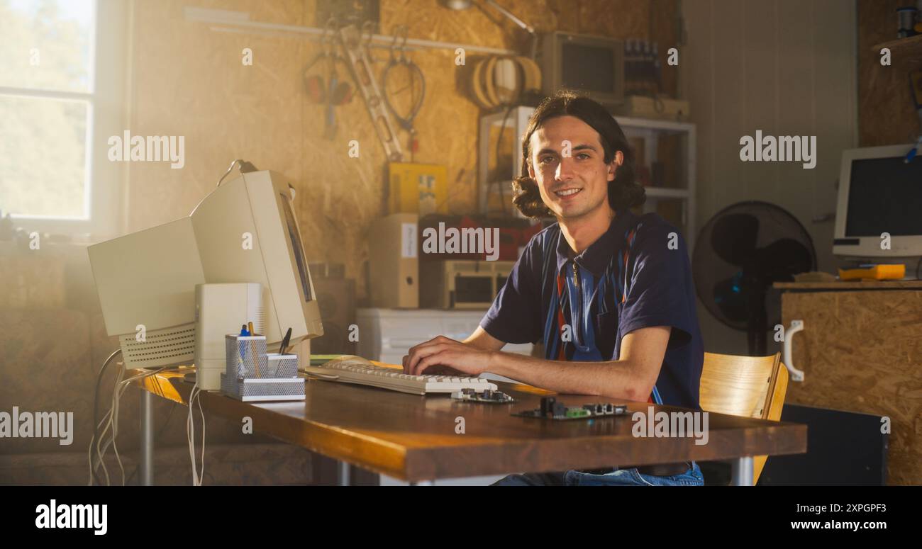 Computer coding programming in 80s hi-res stock photography and images ...