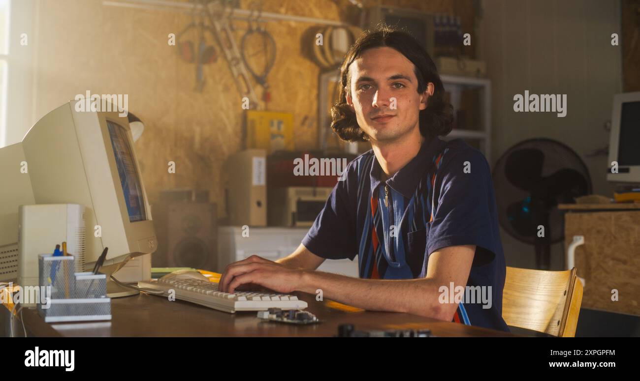 Computer coding programming in 80s hi-res stock photography and images ...