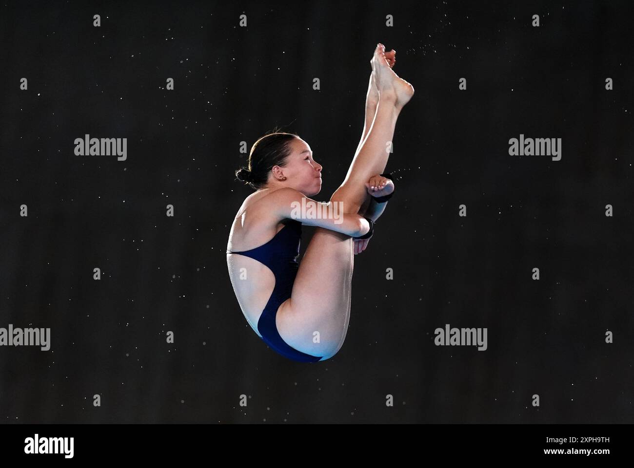 Netherlands' Else Praasterink during the Women's 10m Platform Final at