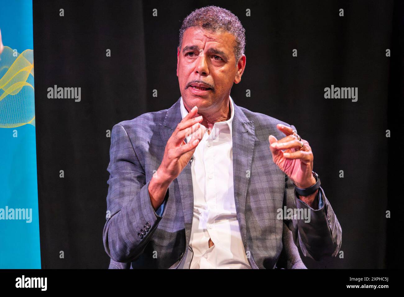 Edinburgh United Kingdom 06 August 2024 Pictured Chris Kamara Ben 