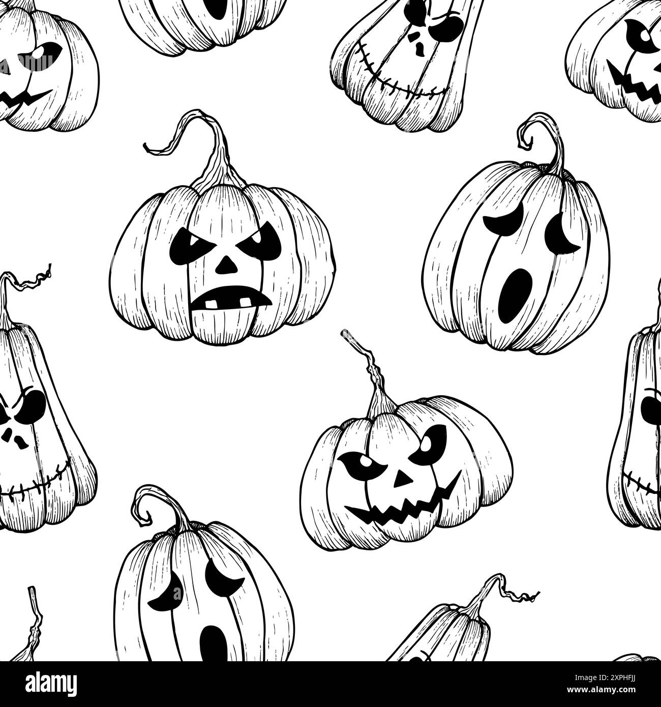 Hand painted pumpkins Black and White Stock Photos & Images - Alamy