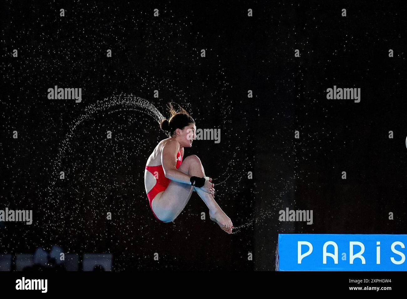 Paris, France. 06th Aug, 2024. Sirieix Spendolini during Women's 10 meters platform diving final at the 2024 Summer Olympics, Tuesday, August 6, 2024, in Paris, France. (Photo by Spada/LaPresse) Credit: LaPresse/Alamy Live News Stock Photo