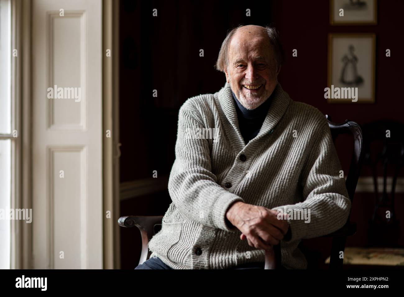 Composer Roger Norrington portrait shoot. Stock Photo