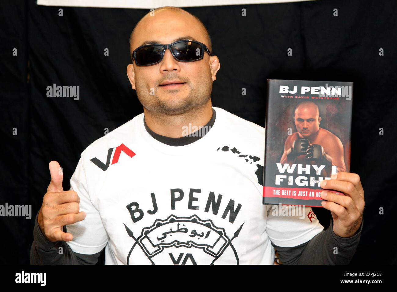 BJ Penn at a book signing at Bookends in Ridgewood, NJ on April 13, 2010  Credit: Scott Weiner/MediaPunch Stock Photo