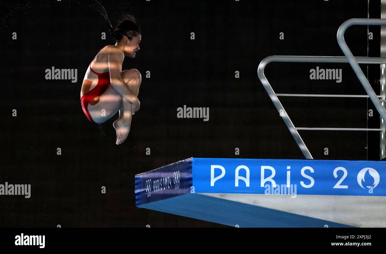 Paris, France. 06th Aug, 2024. Paris Olympics: DIVING - Women's 10 ...