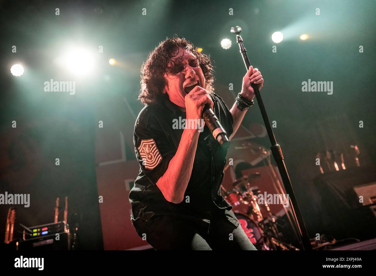 Oslo, Norway. 04th, August 2024. The American hard rock band Mr. Big performs a live concert at Rockefeller in Oslo. Here singer Eric Martin is seen live on stage. Stock Photo