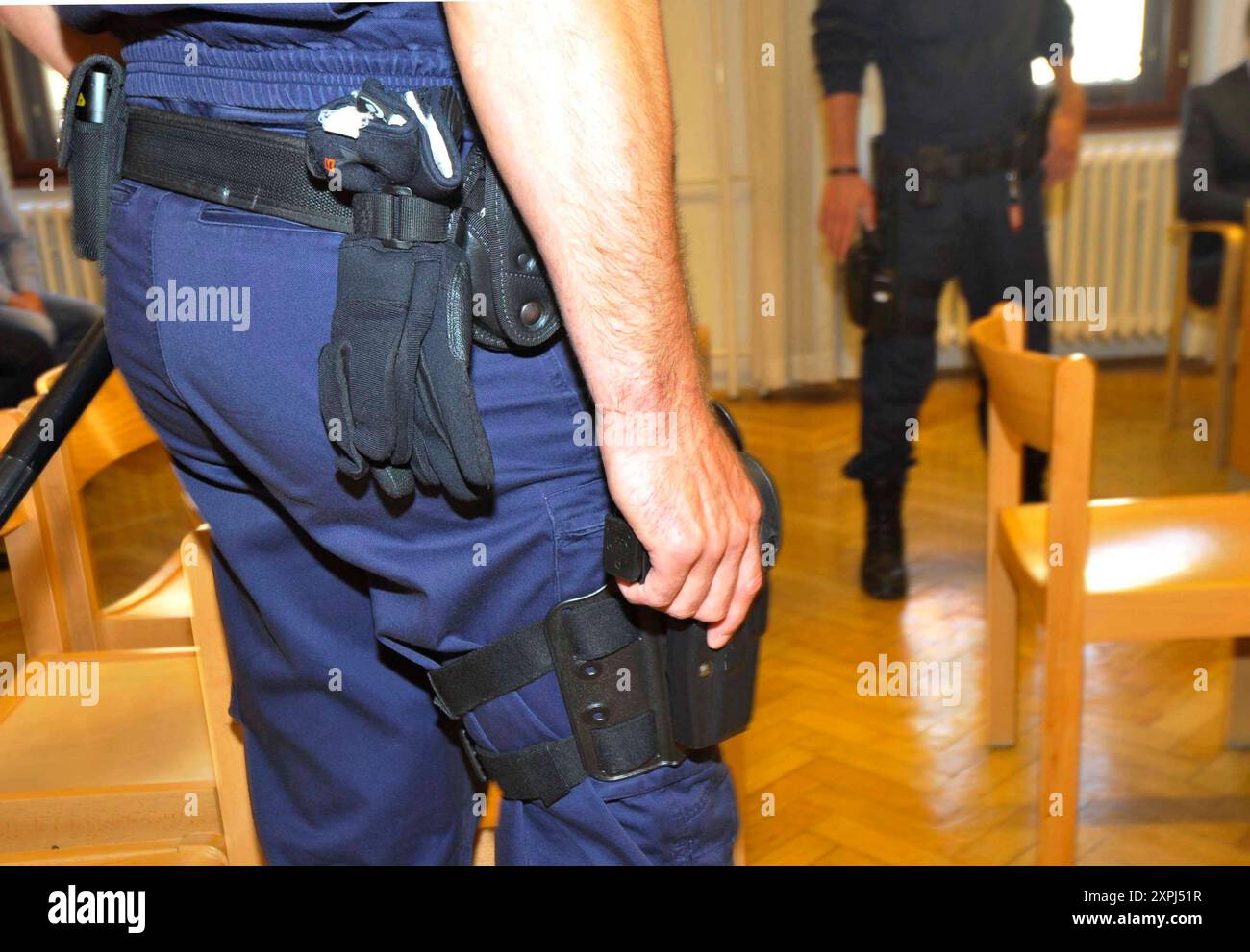 pistol, a handgun for shooting at an attacker or target pistol, a ...
