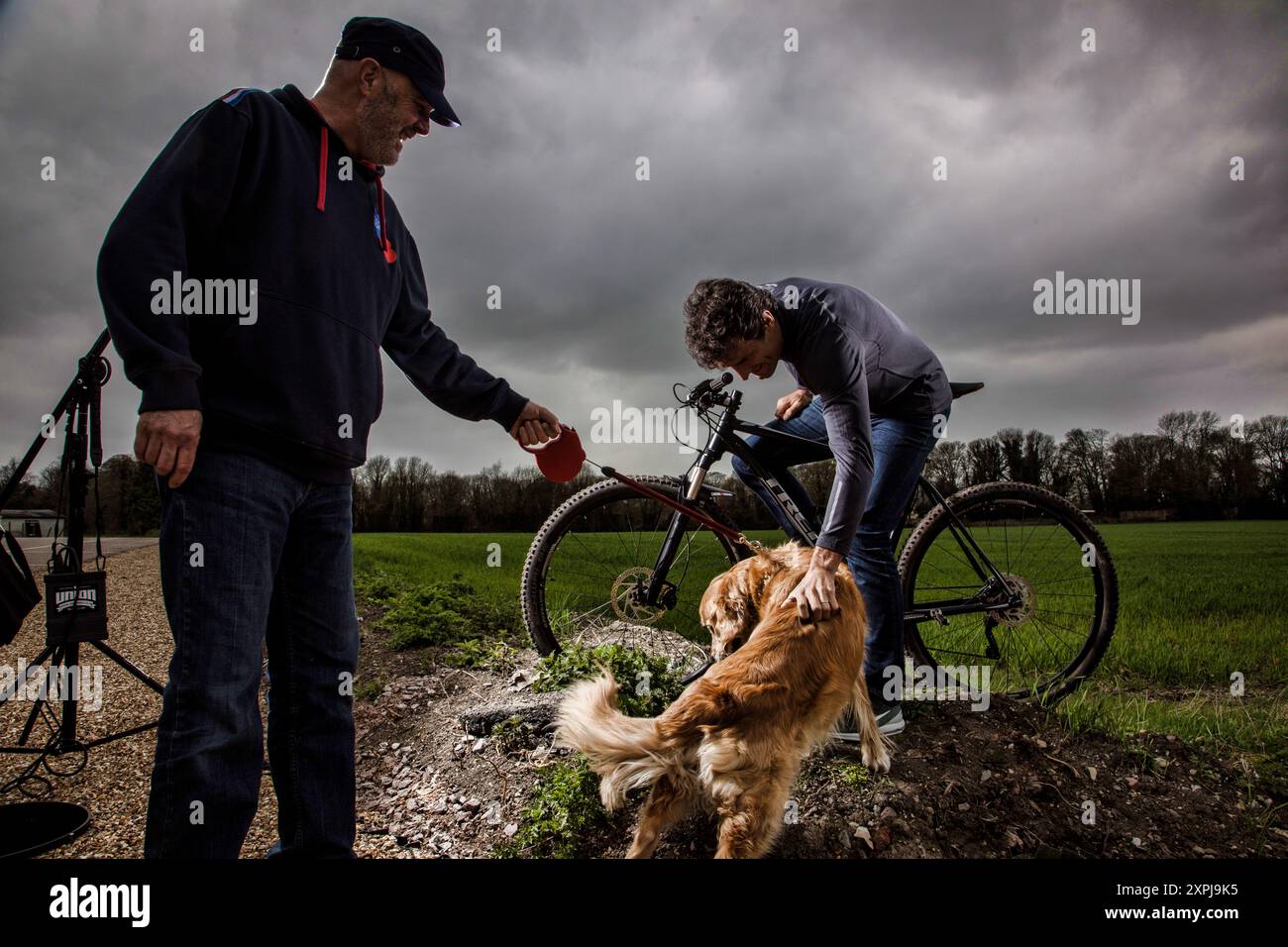 Mark Webber, photographed for CRANKED magazine. Mark Webber Portrait Stock Photo