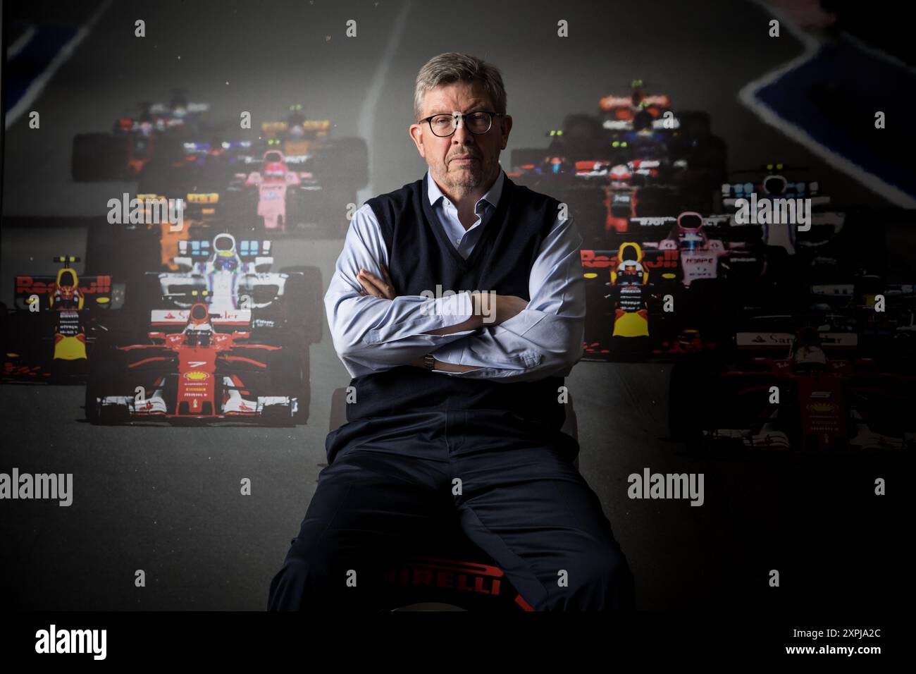 Ross Braun - Formula 1 Ross Braun Portrait Stock Photo