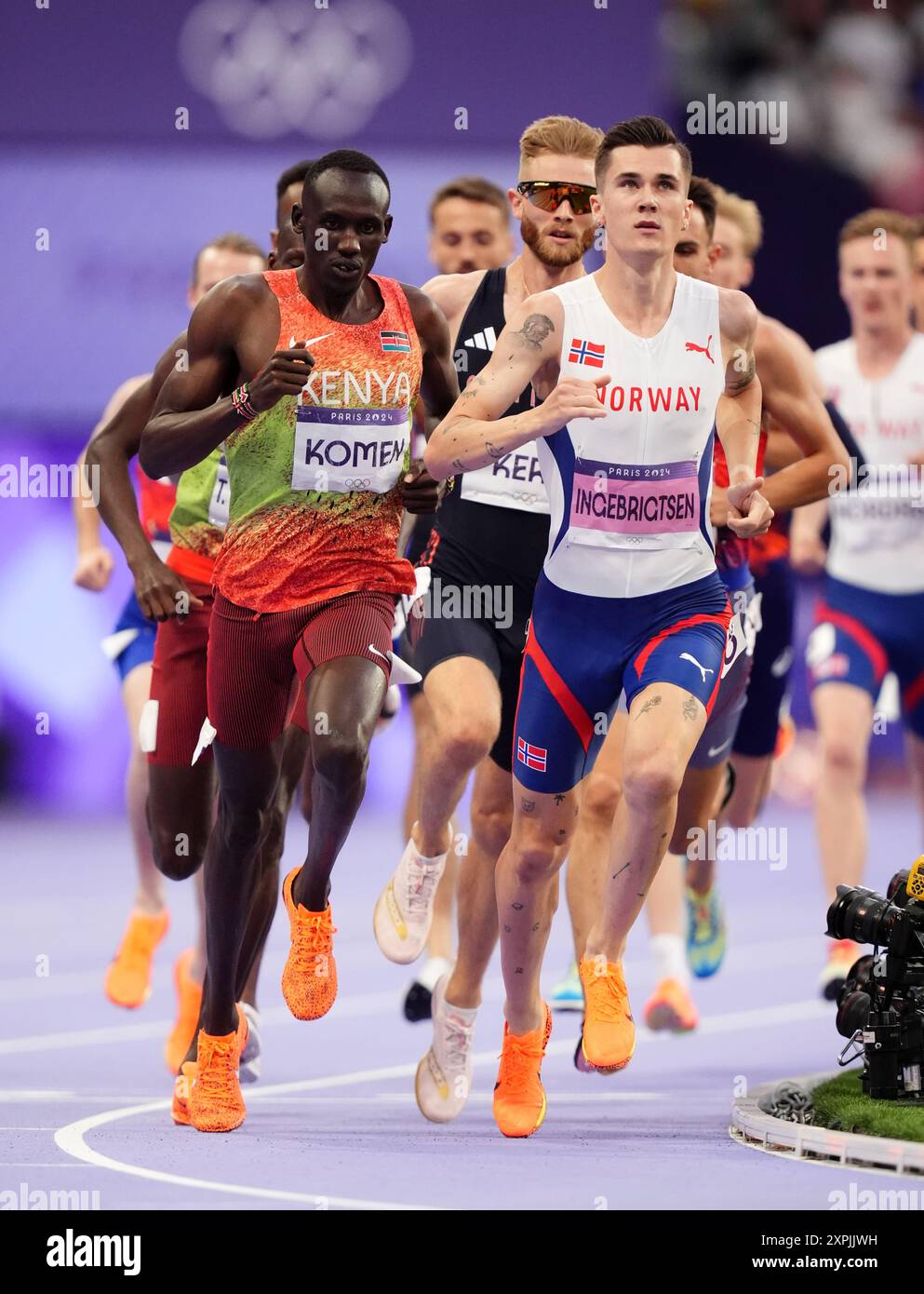 Norway's Jakob Ingebrigtsen during the Men's 1500m Final at the Stade
