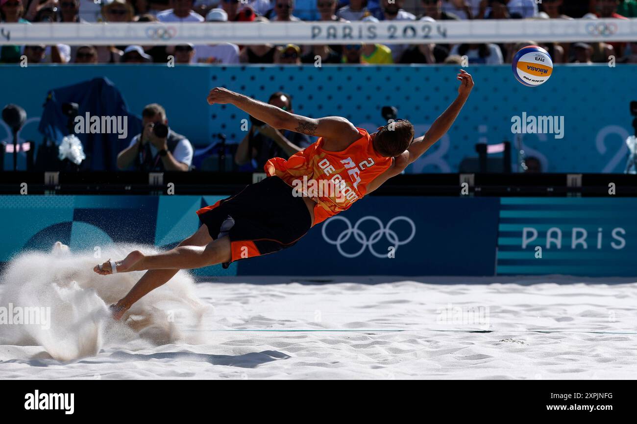 Paris, France. 6th Aug, 2024. Yorick de Groot of the Netherlands makes ...
