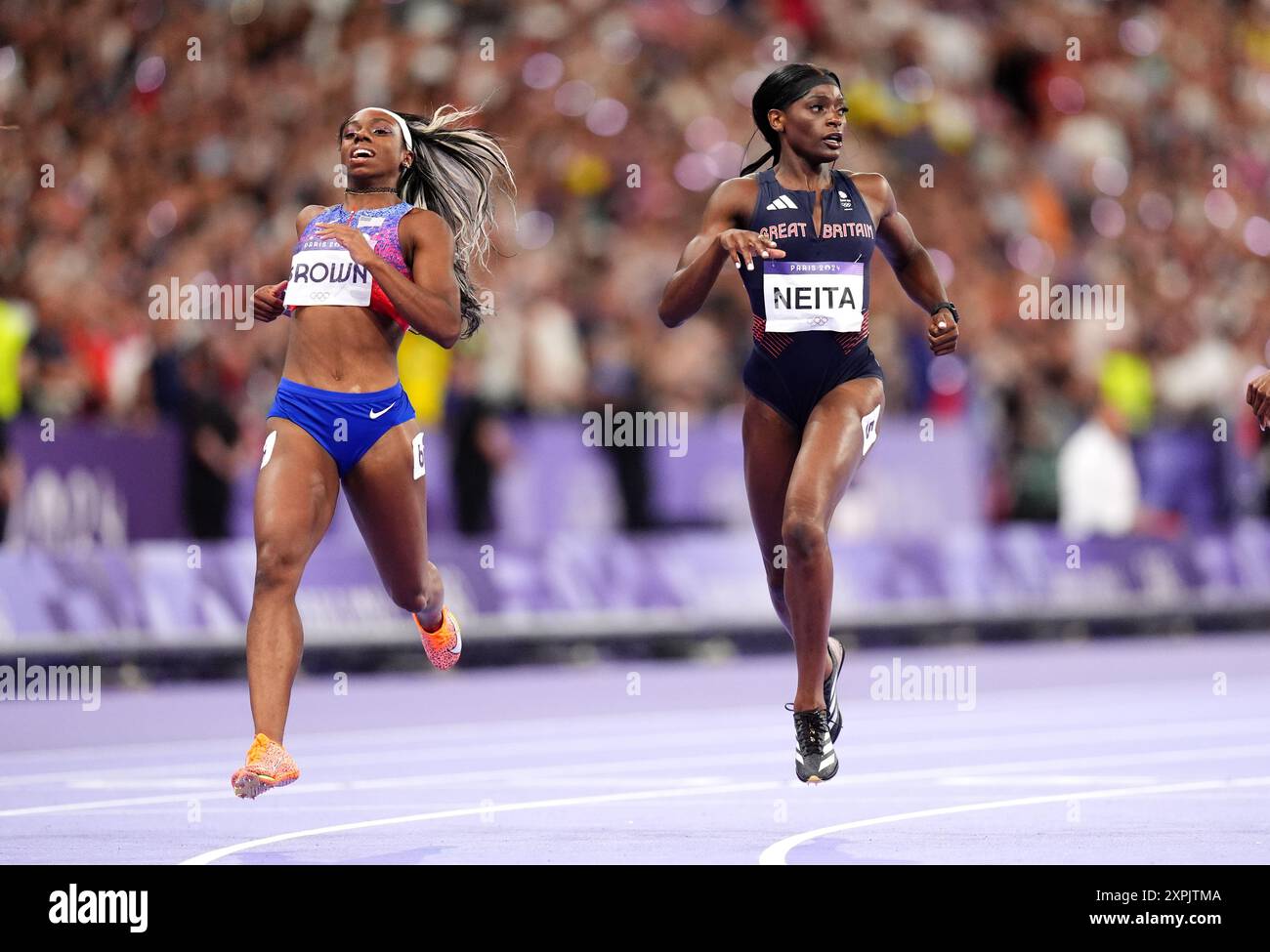 Great Britain's Daryll Neita following the Women's 200m Final following ...