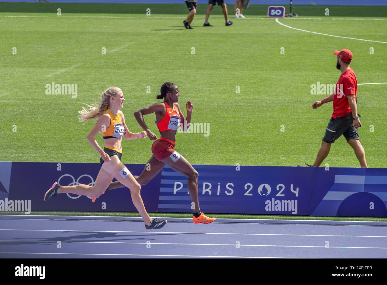 Paris, France - 08 03 2024: Olympic Games Paris 2024. View of wommen's ...