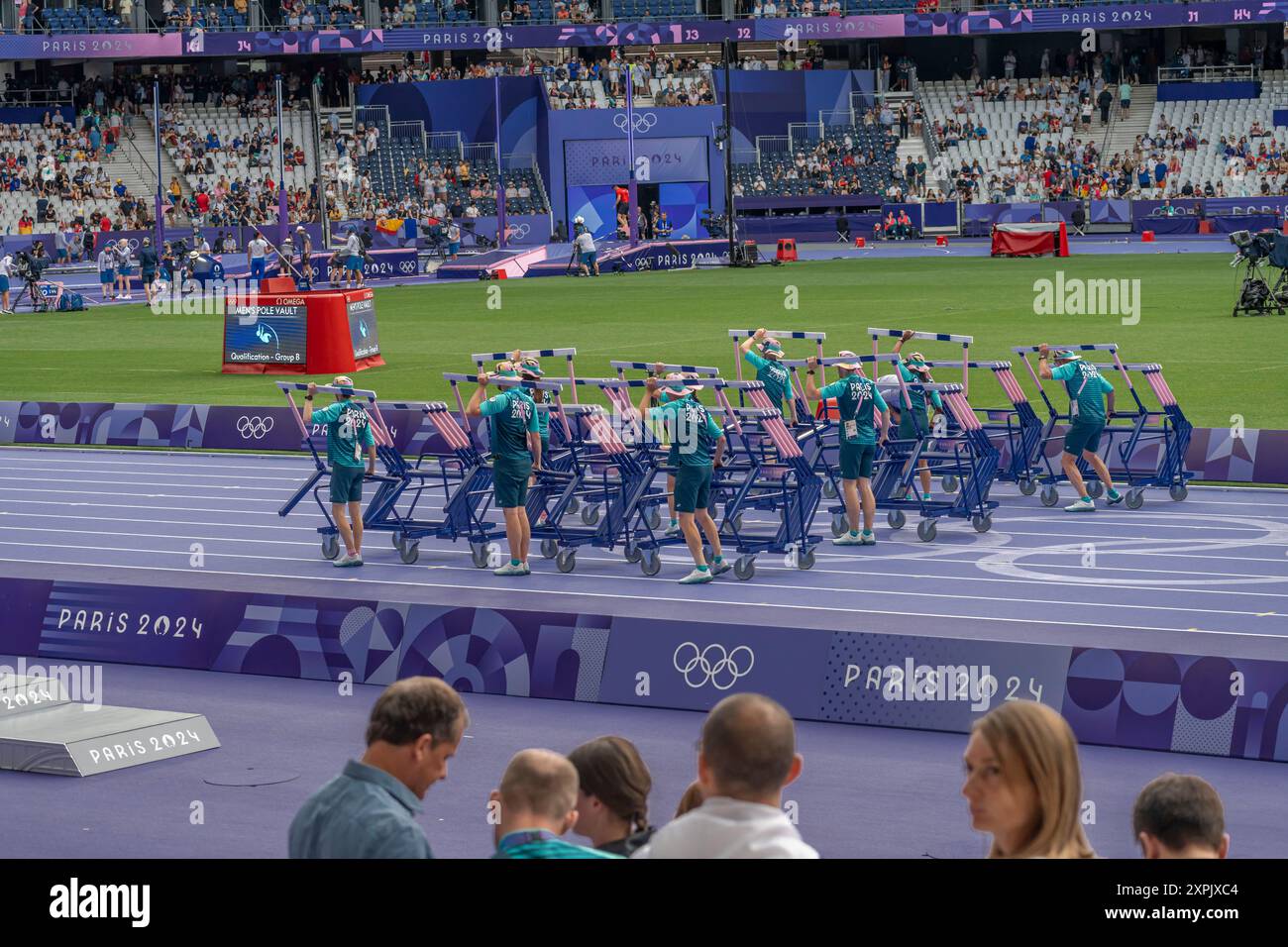 Paris, France - 08 03 2024: Olympic Games Paris 2024. View of men's ...