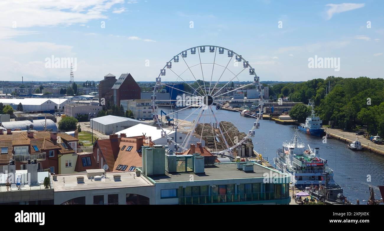 A trip to Poland to the Baltic Sea and the surrounding cities, beaches and the spectacle of amazing sunsets, sunrises and nature, the best photo Stock Photo