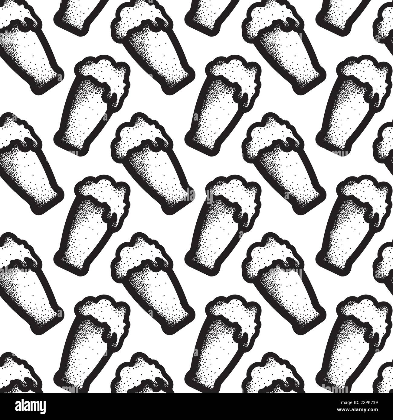 beers sketch icons Pattern background Vector Stock Vector Image & Art ...