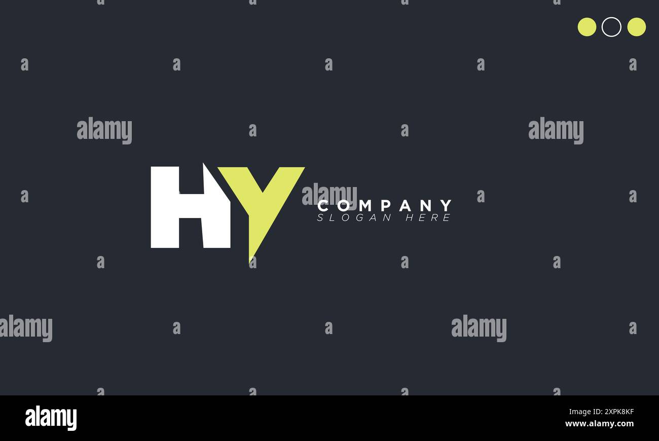 Letter hy logo Stock Vector Images - Alamy