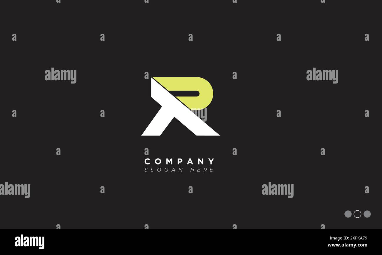 TR Alphabet letters Initials Monogram logo Stock Vector