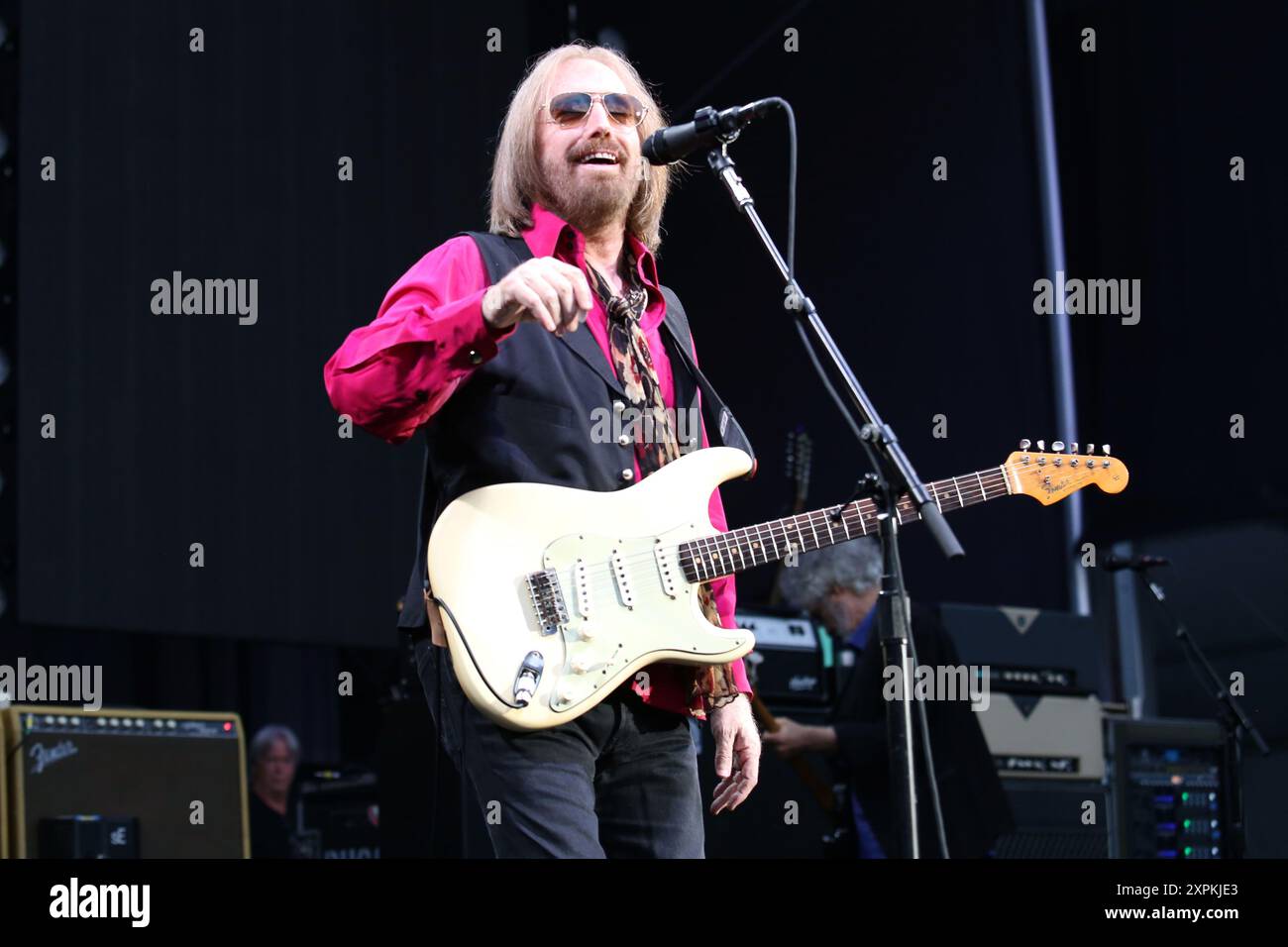 Tom Petty and the Heartbreakers perform in concert at Forest Hills Stadium in Forest Hills, New York. Stock Photo