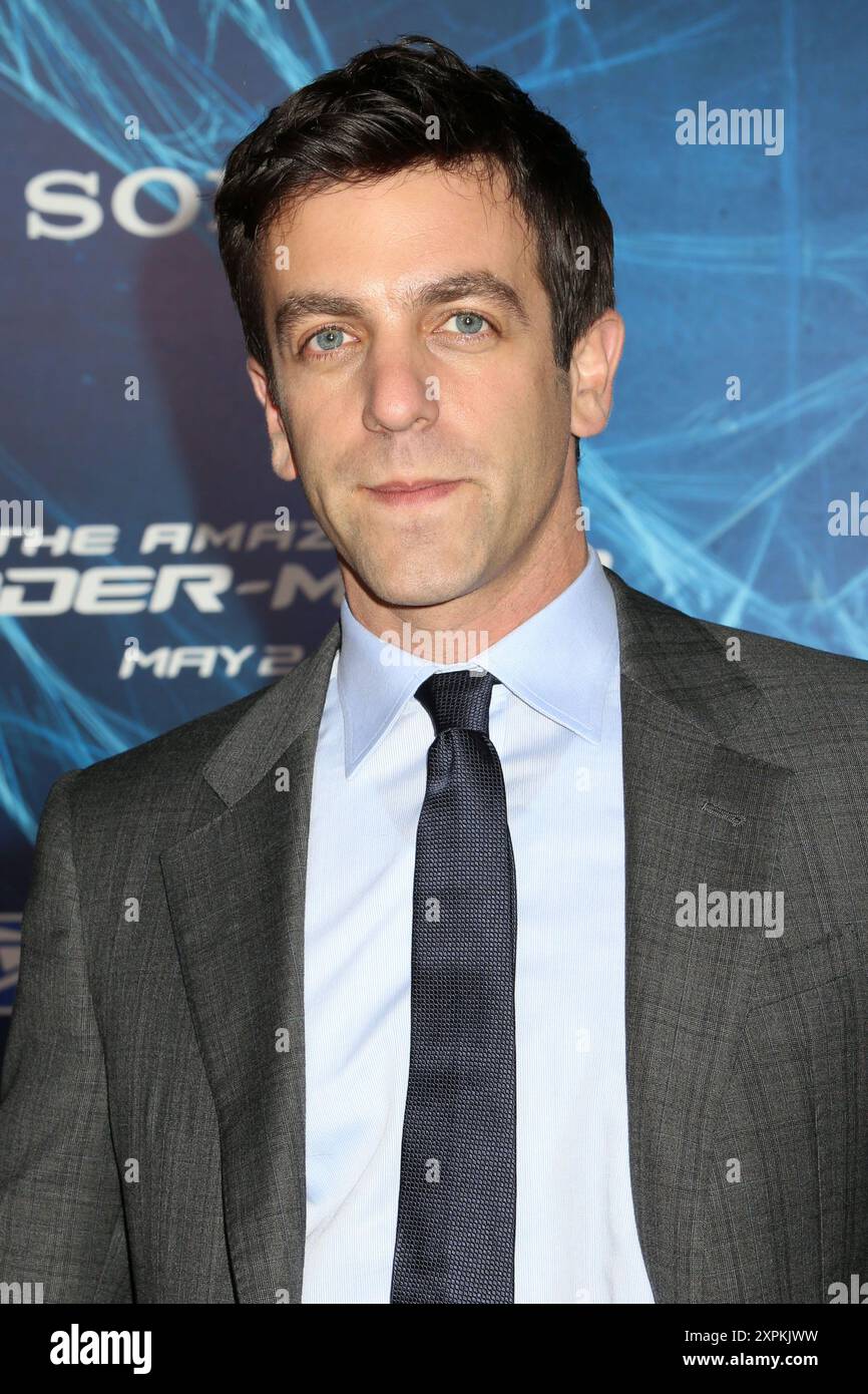 BJ Novak attends Amazing Spider Man 2" at the Ziegfeld Theater in New York Stock Photo Alamy