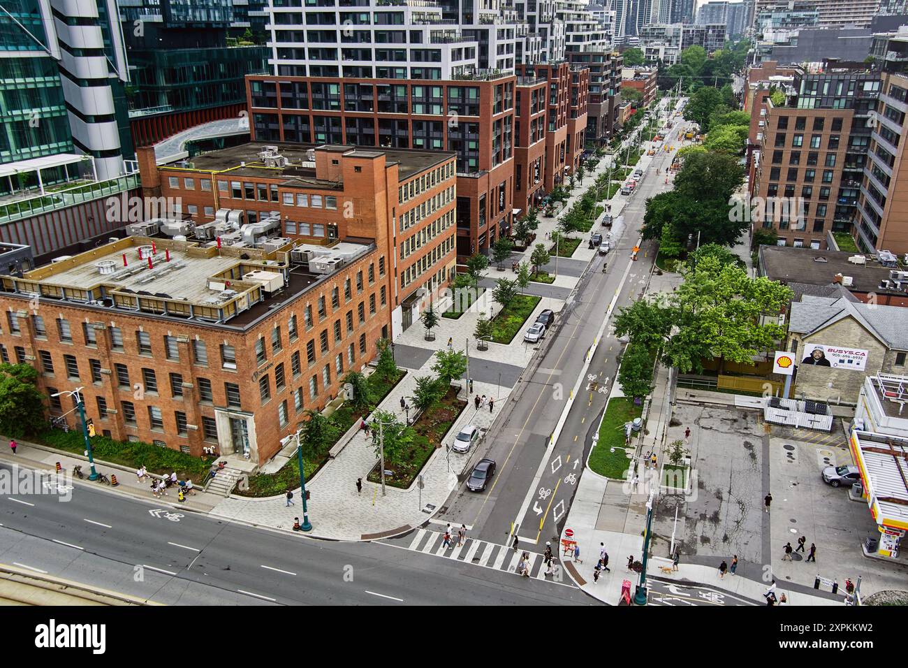 The Well development Toronto Stock Photo
