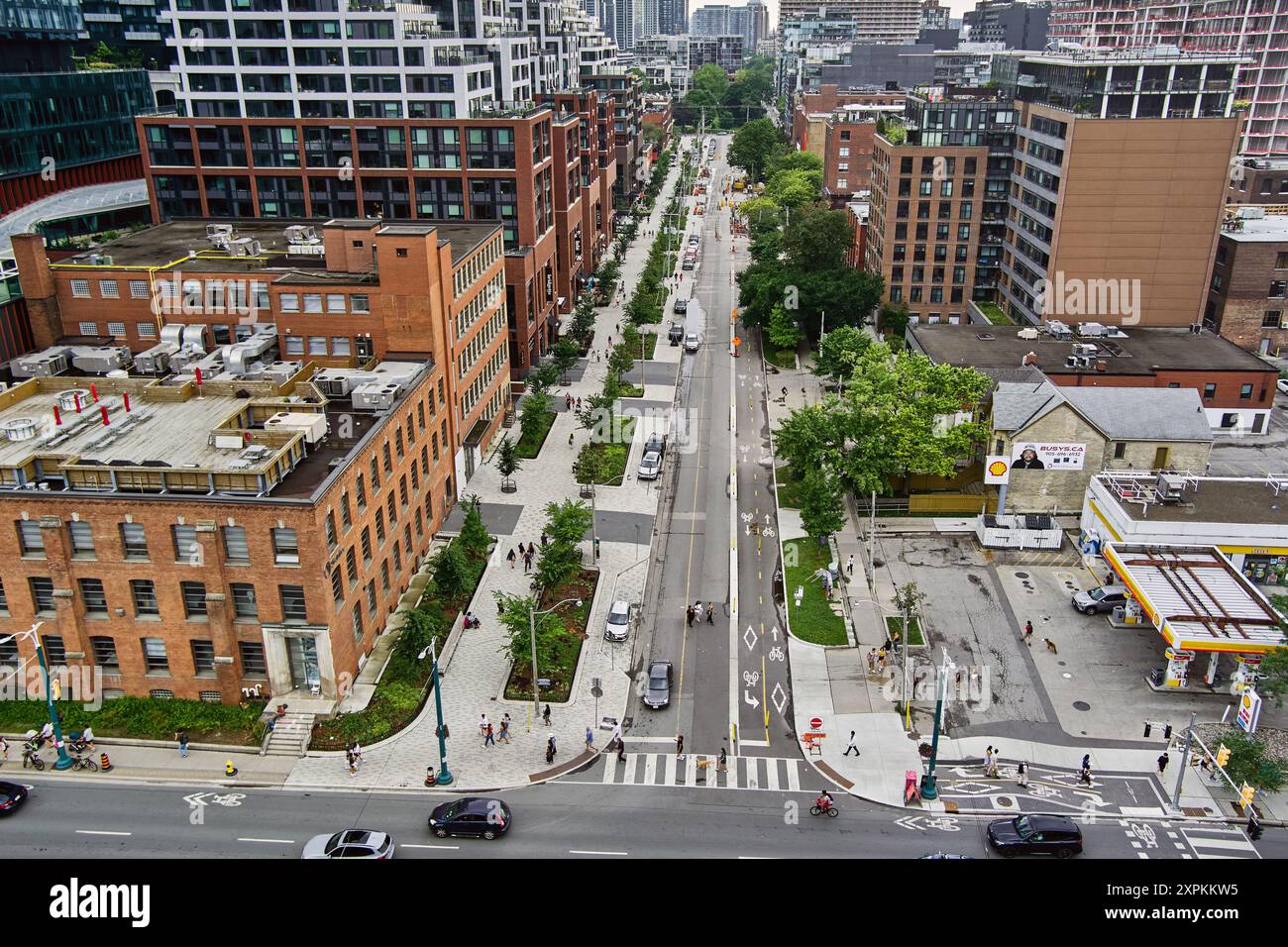 The Well development Toronto Stock Photo