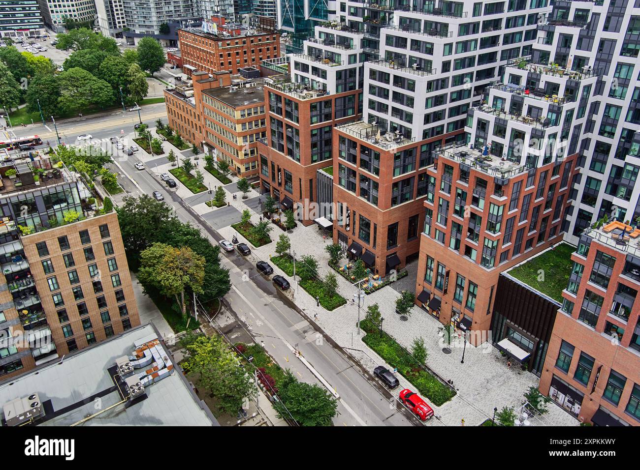 The Well development Toronto Stock Photo